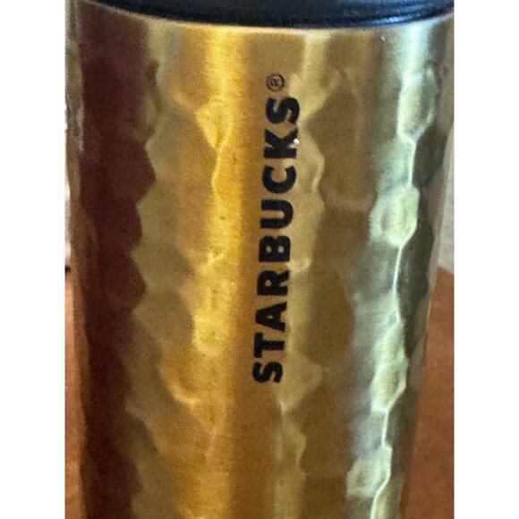 Starbucks Travel Mug  Gold  Stainless Steel Tumblers With Lid 16 Oz Each Durable - Picture 2 of 8